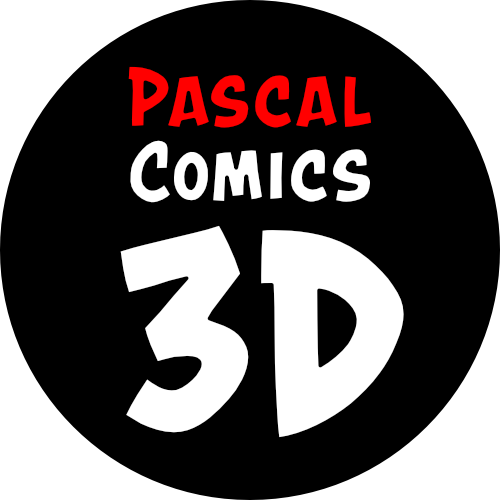Pascal Comics 3D Logo